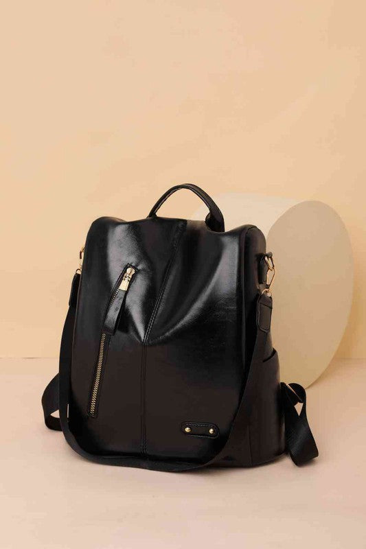 Marcy Zipper Pocket Backpack OS by ClaudiaG Collection | Fleurcouture
