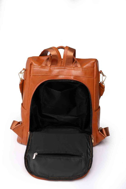 Marcy Zipper Pocket Backpack OS by ClaudiaG Collection | Fleurcouture