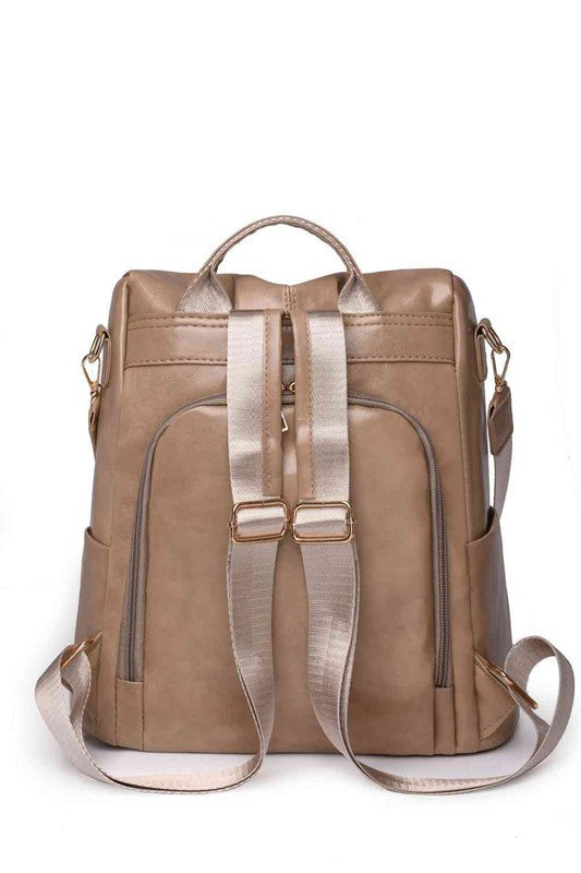Marcy Zipper Pocket Backpack OS by ClaudiaG Collection | Fleurcouture
