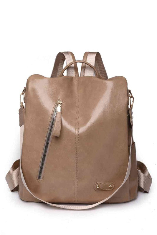 Marcy Zipper Pocket Backpack OS by ClaudiaG Collection | Fleurcouture