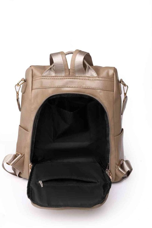 Marcy Zipper Pocket Backpack OS by ClaudiaG Collection | Fleurcouture