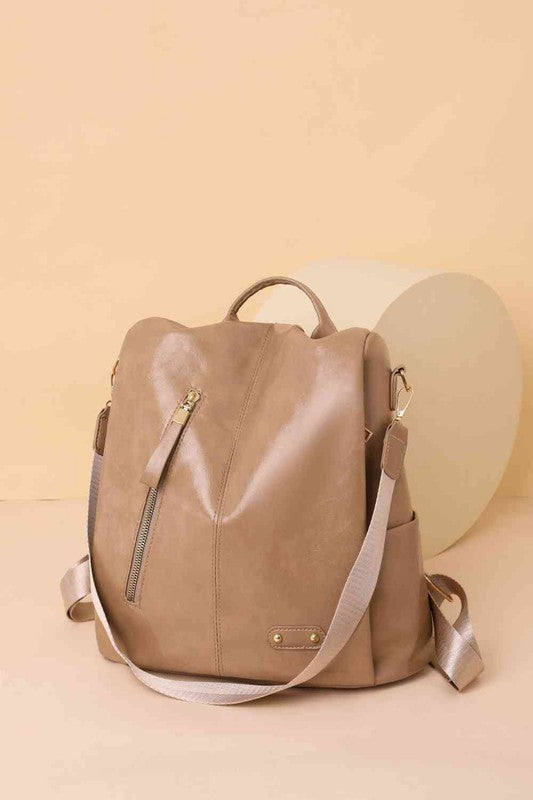 Marcy Zipper Pocket Backpack OS by ClaudiaG Collection | Fleurcouture