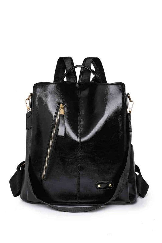 Marcy Zipper Pocket Backpack OS by ClaudiaG Collection | Fleurcouture