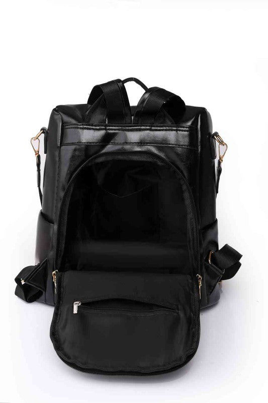 Marcy Zipper Pocket Backpack OS by ClaudiaG Collection | Fleurcouture