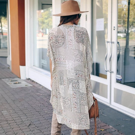 Maze Kimono Multi by ClaudiaG Apparel | Fleurcouture