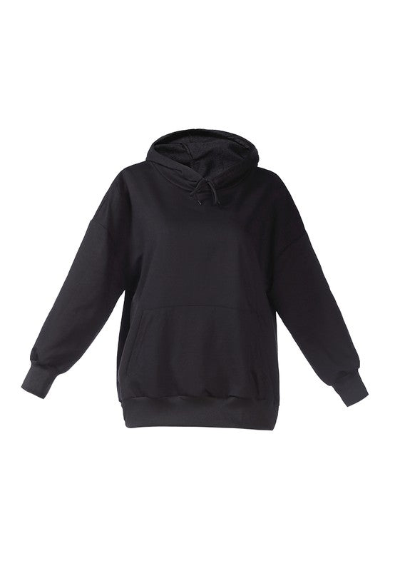 Melange Pullover Drawstring Hoodie by Rag Company | Fleurcouture