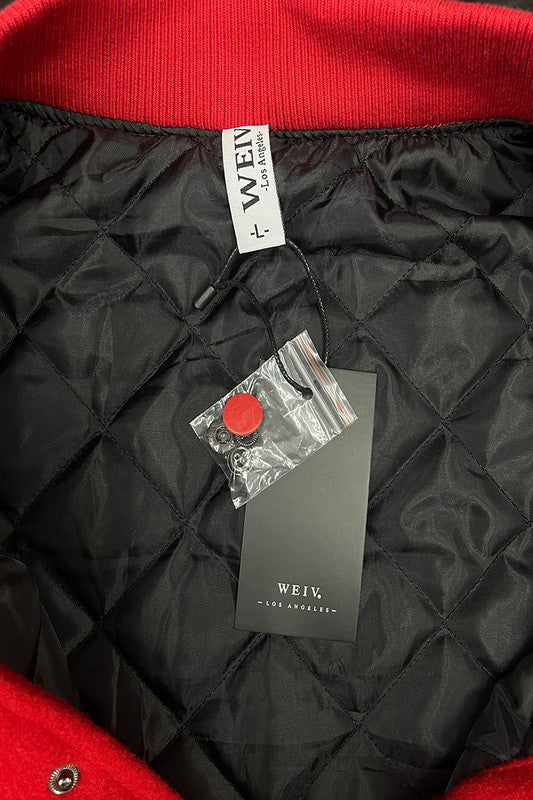 Melton Lettermans Jacket Men&