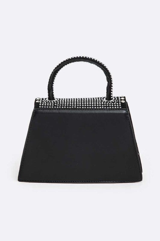 Micro Studs Iconic Top Handle Bag O/S by Artini Accessories | Fleurcouture