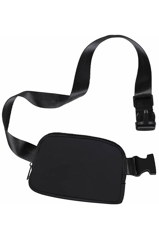 Mini Fanny Pack BLACK one by Fashion World | Fleurcouture