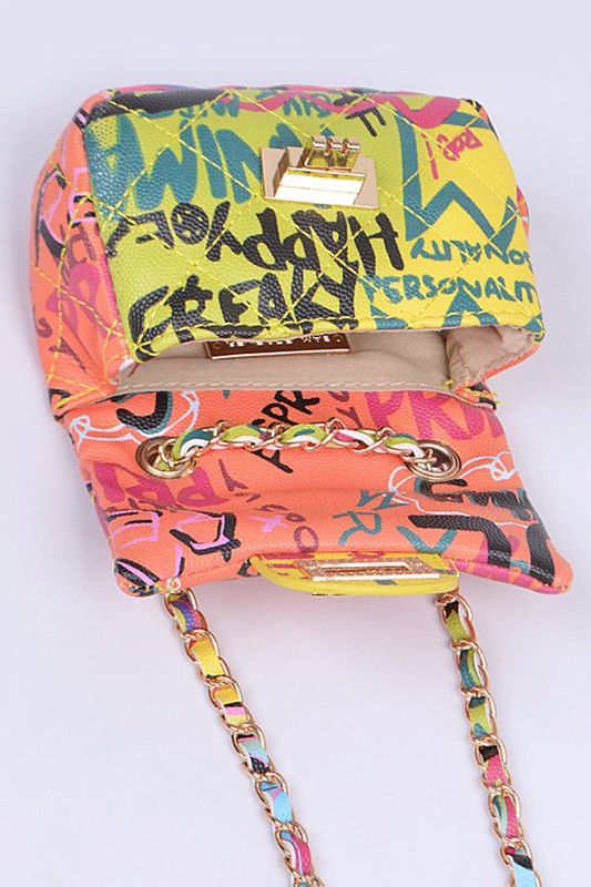 Mini Grafitti Swing Bag O/S by Artini Accessories | Fleurcouture