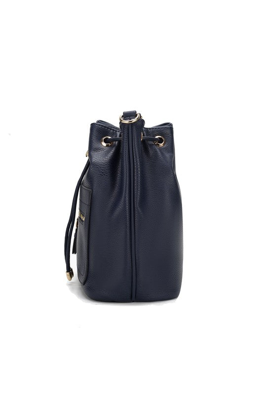 MKF Larissa Bucket Handbag with Wallet by Mia K One Size by MKF Collection by Mia K | Fleurcouture