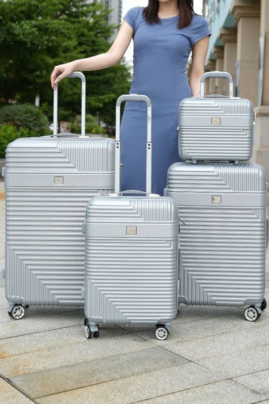 MKF Mykonos Luggage Set by Mia K- 4 pieces One Size by MKF Collection by Mia K | Fleurcouture
