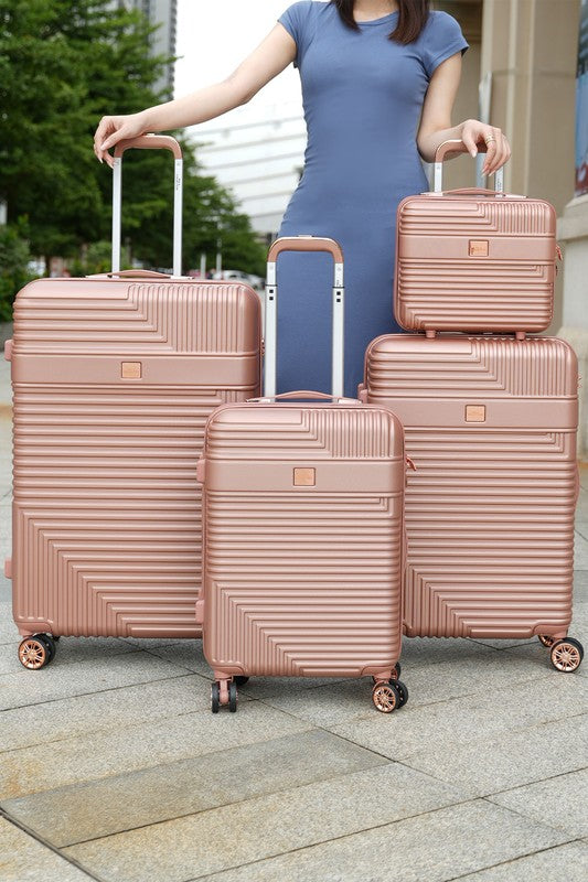 MKF Mykonos Luggage Set by Mia K- 4 pieces One Size by MKF Collection by Mia K | Fleurcouture