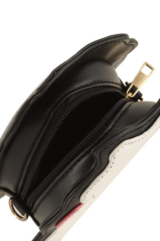 Multi Colored Ice Cream Shape Crossbody Bag MULTI OS by ICCO ACCESSORIES | Fleurcouture