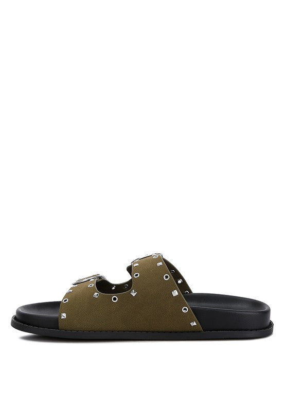 Natalya Lenny Embellished Sandals by Rag Company | Fleurcouture