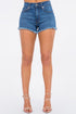Nathalia High Rise Short in Dark Denim Dark Wash s by GJG Denim | Fleurcouture