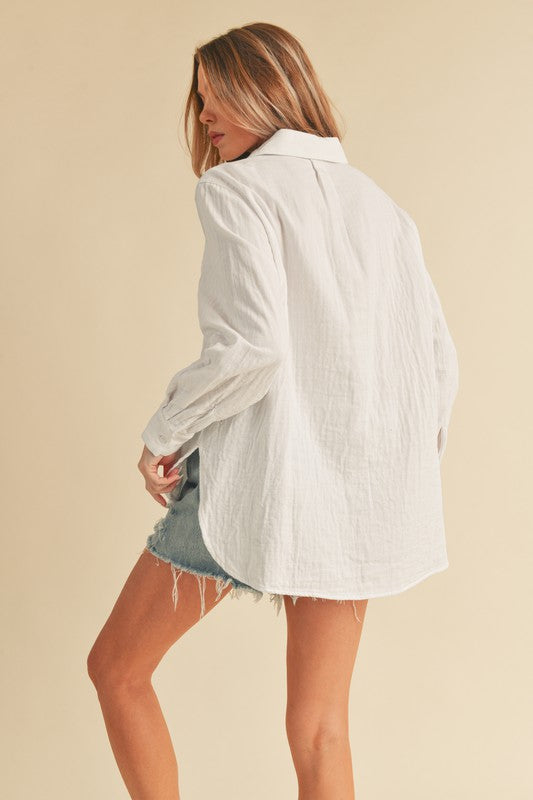 Nattie Shirt S by Aemi + Co | Fleurcouture