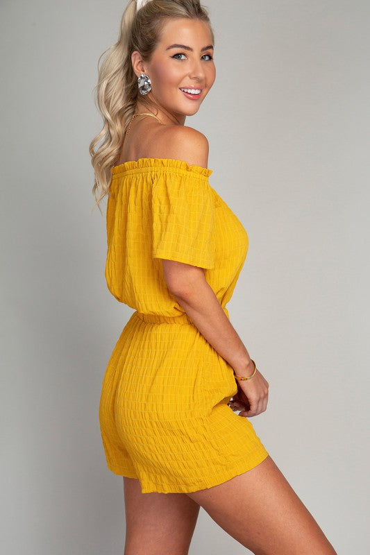 Off Shoulder Top & Shorts Pants Set by Nuvi Apparel | Fleurcouture