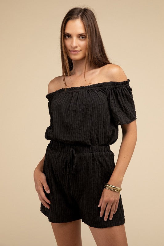Off Shoulder Top & Shorts Pants Set by Nuvi Apparel | Fleurcouture