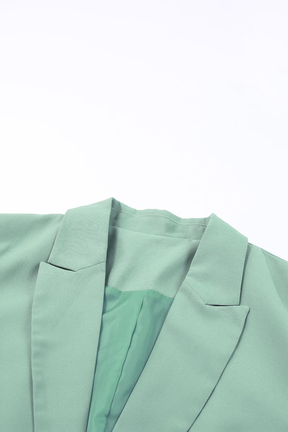 One-Button Flap Pocket Blazer by Trendsi | Fleurcouture