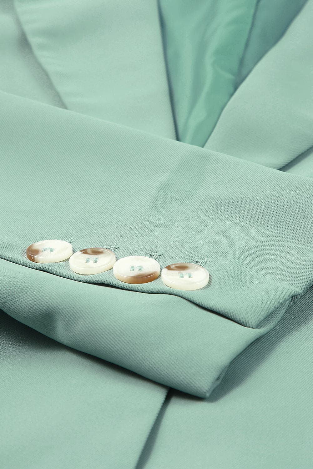 One-Button Flap Pocket Blazer by Trendsi | Fleurcouture