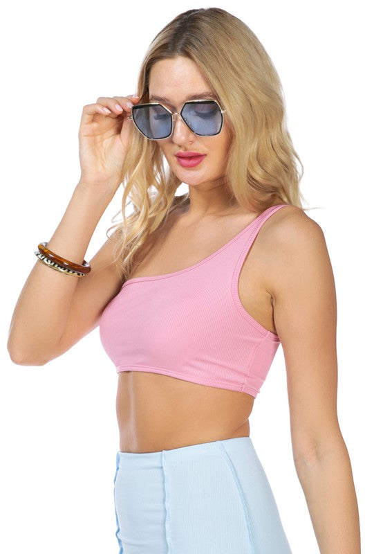 One Shoulder Bikini Top by Rag Company | Fleurcouture