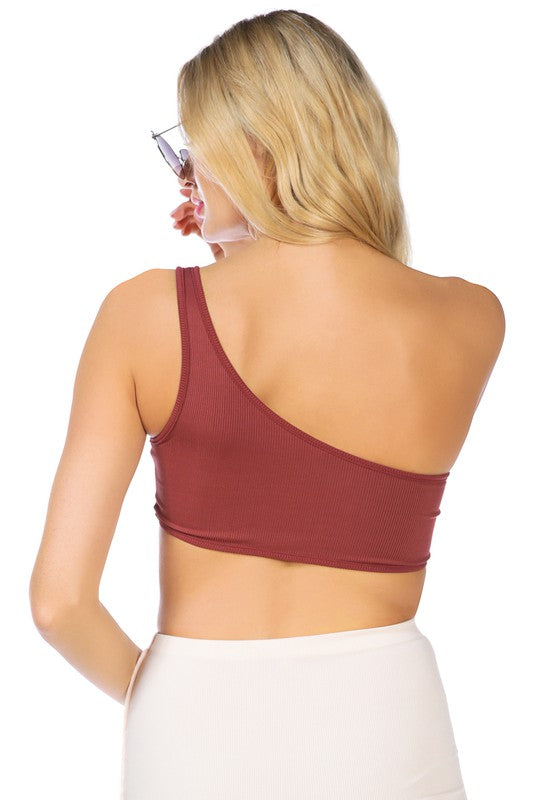 One Shoulder Bikini Top by Rag Company | Fleurcouture