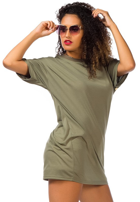Over Sized Varsity Graphic Tee Top Dark Green S by Rag Company | Fleurcouture