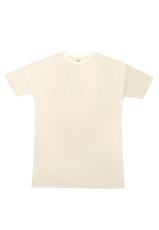 Over Sized Varsity Graphic Tee Top by Rag Company | Fleurcouture