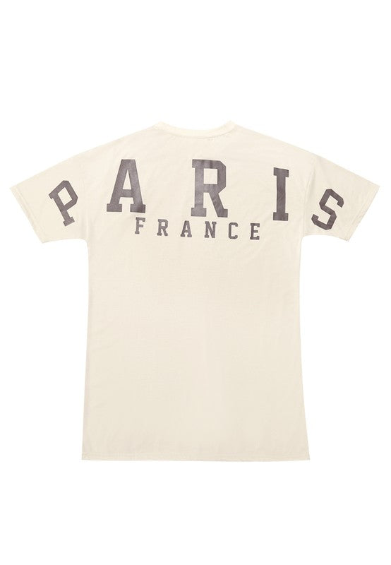 Over Sized Varsity Graphic Tee Top by Rag Company | Fleurcouture