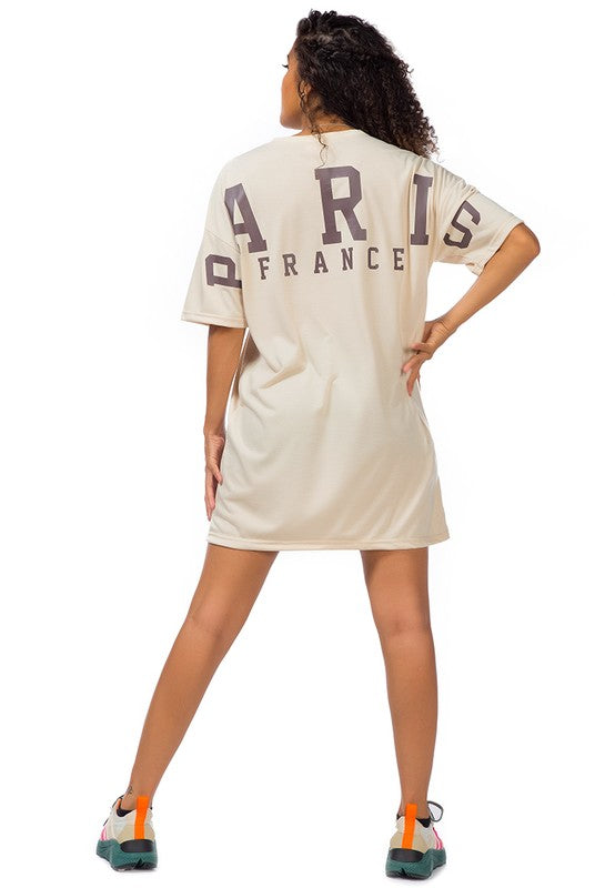 Over Sized Varsity Graphic Tee Top by Rag Company | Fleurcouture