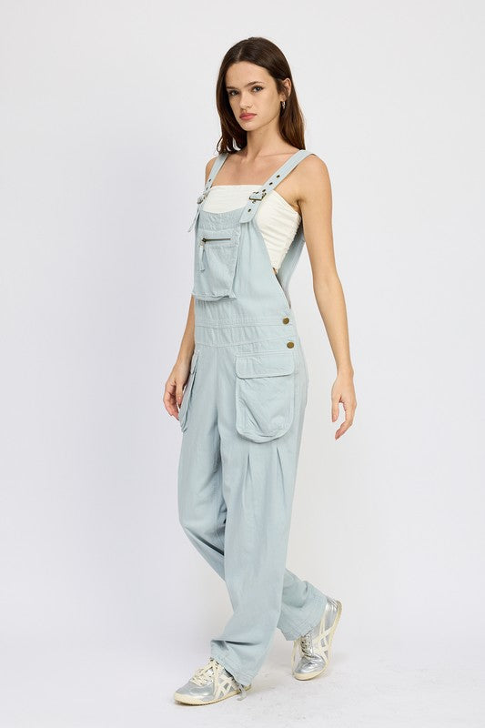 OVERSIZED CARGO OVERALLS by Emory Park | Fleurcouture