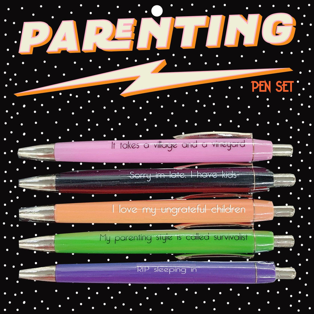 Parenting Pen Set Pen by Shop Fun Club | Fleurcouture