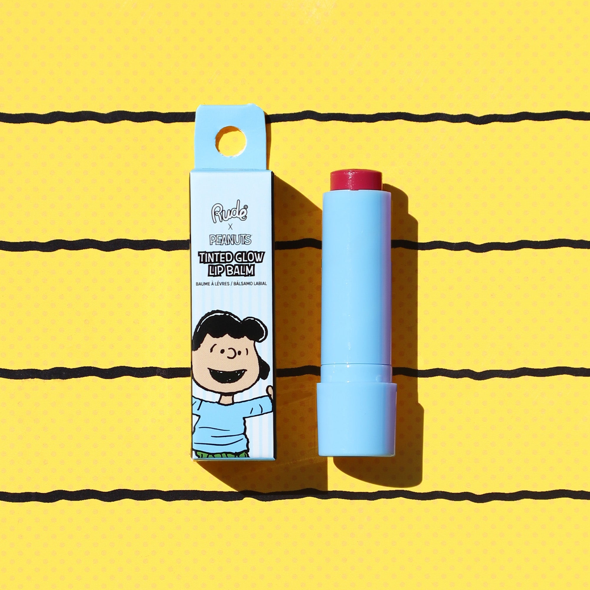 Peanuts Tinted Glow Lip Balm Lip Balm by Rude Cosmetics | Fleurcouture