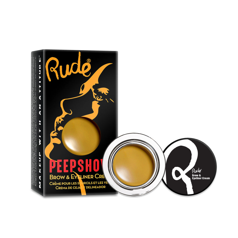 Peep Show Brow & Eyeliner Cream Acrylic SET B - Brights, 36 pcs Wholesale Set by Rude Cosmetics | Fleurcouture