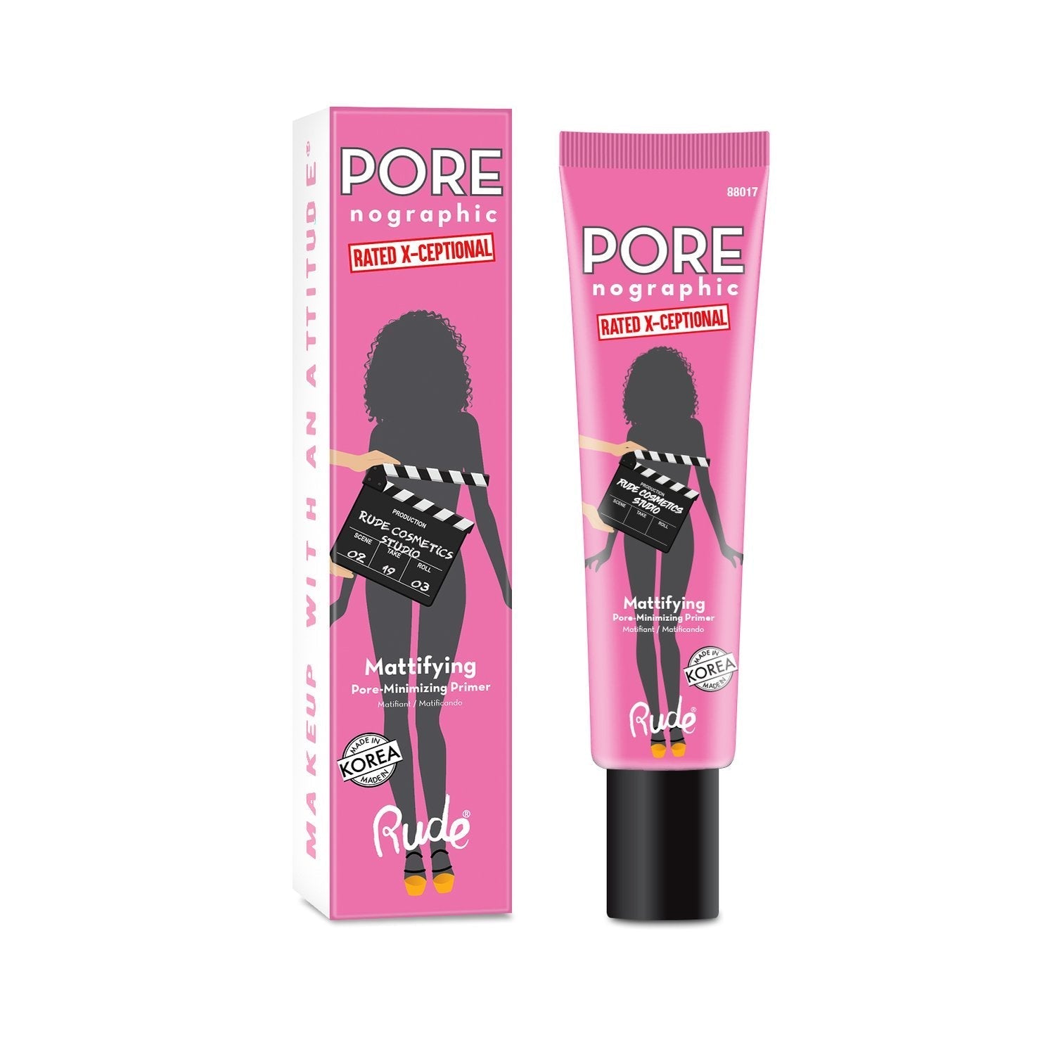 POREnographic Pore Primer Display Set, 18pcs Wholesale Set by Rude Cosmetics | Fleurcouture