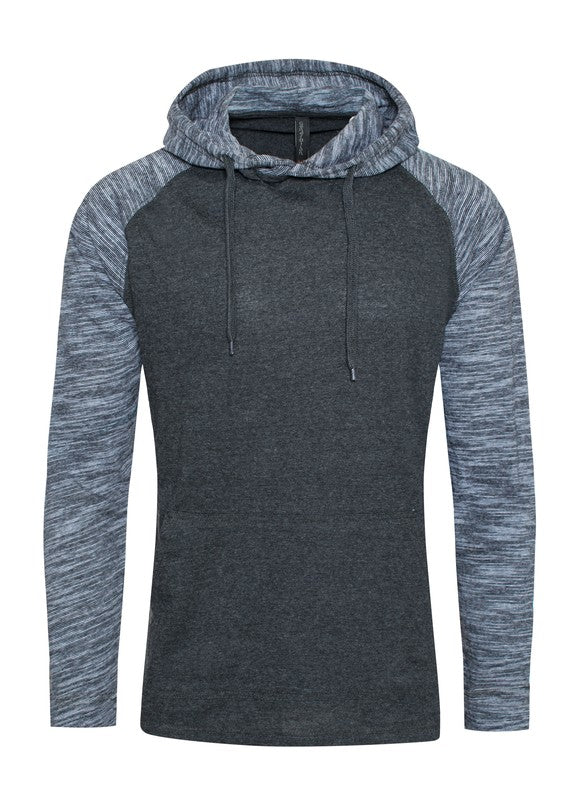 Raglan Long Sleeves Light Weight Hoodie by Generation XYZ | Fleurcouture