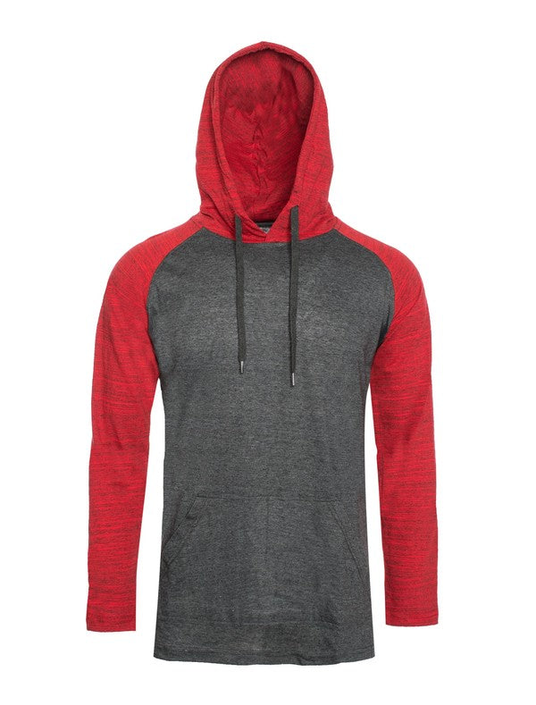 Raglan Long Sleeves Light Weight Hoodie by Generation XYZ | Fleurcouture
