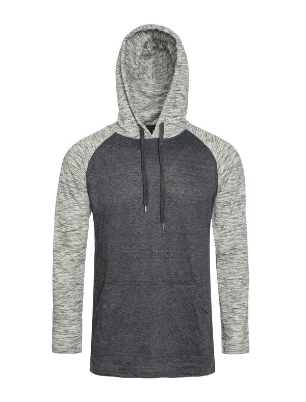 Raglan Long Sleeves Light Weight Hoodie by Generation XYZ | Fleurcouture
