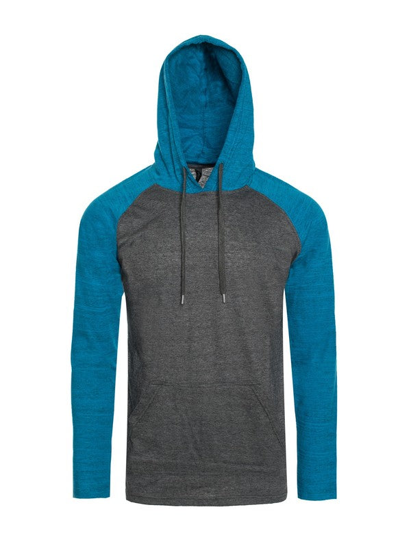 Raglan Long Sleeves Light Weight Hoodie by Generation XYZ | Fleurcouture