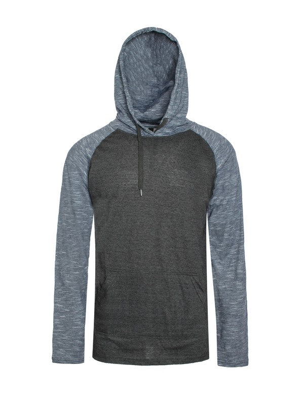 Raglan Long Sleeves Light Weight Hoodie by Generation XYZ | Fleurcouture