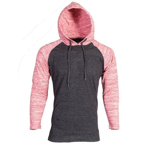 Raglan Long Sleeves Light Weight Hoodie by Generation XYZ | Fleurcouture