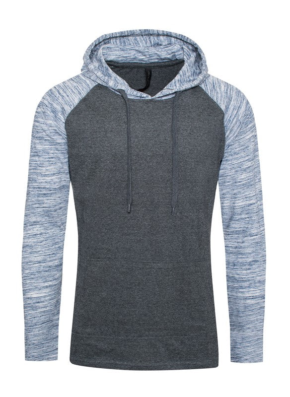 Raglan Long Sleeves Light Weight Hoodie by Generation XYZ | Fleurcouture