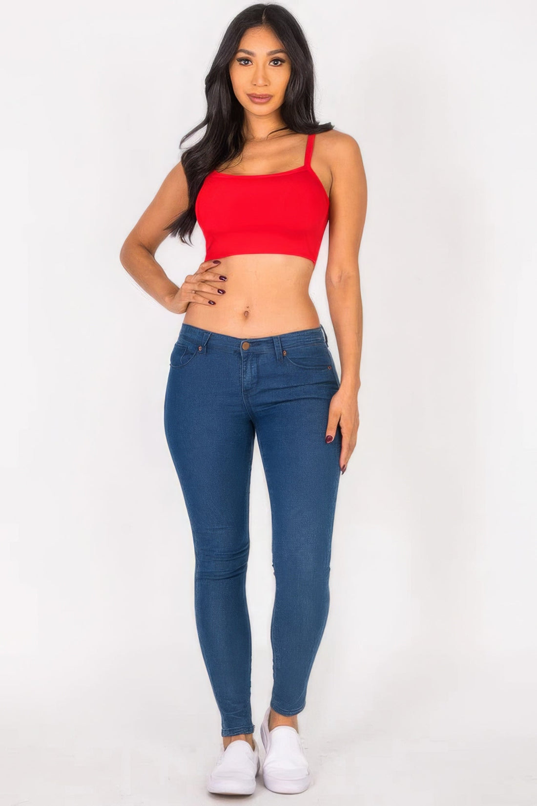 Ribbed Knit Cami Crop Top by Fleurcouture | Fleurcouture