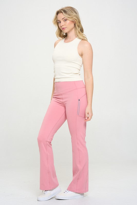 Ribbed Knit Tank Top Racer Back Crew Neck by OTOS Active | Fleurcouture