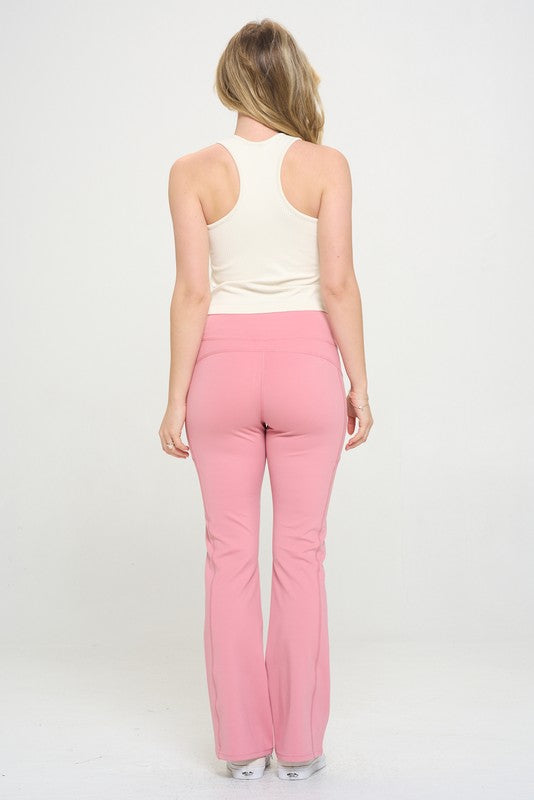 Ribbed Knit Tank Top Racer Back Crew Neck by OTOS Active | Fleurcouture