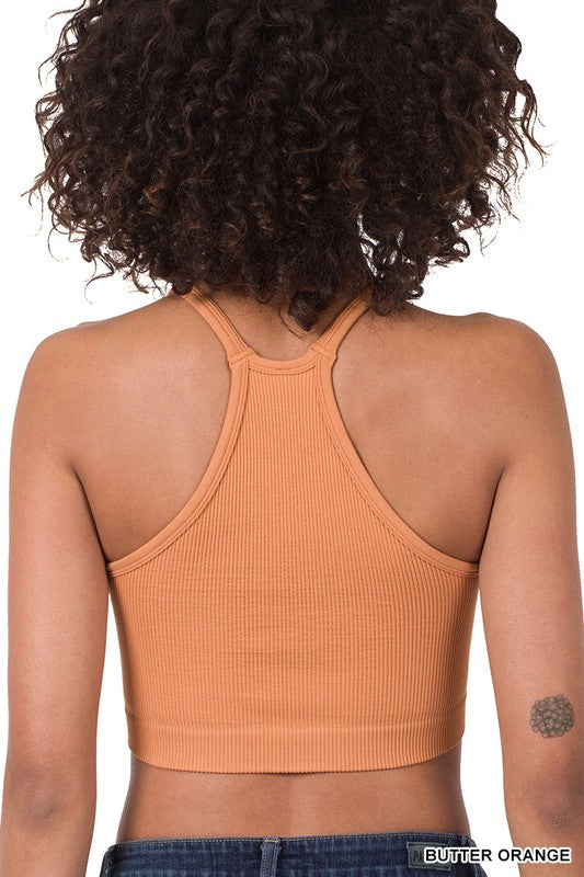 Ribbed Seamless Cami Top L/XL by ZENANA | Fleurcouture