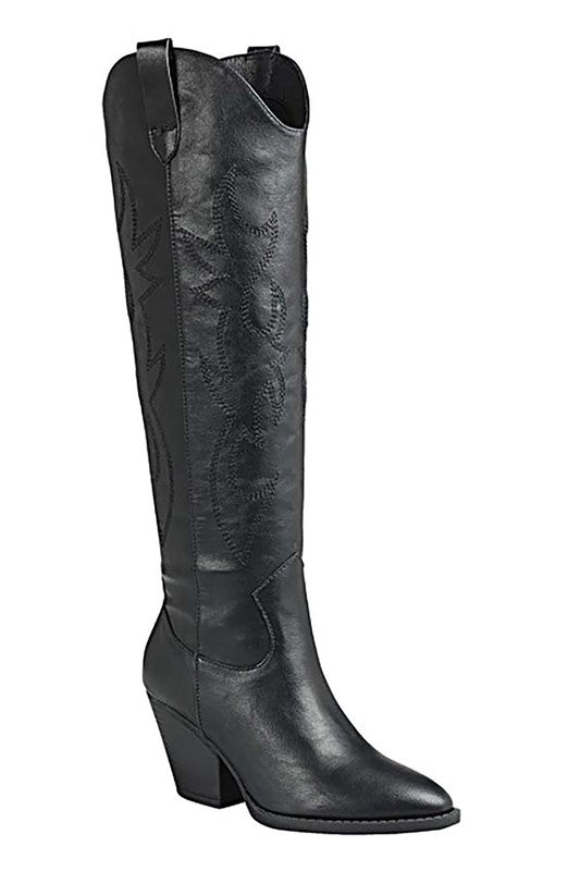 RIVER-17-KNEE HIGH WESTERN BOOT by Let&
