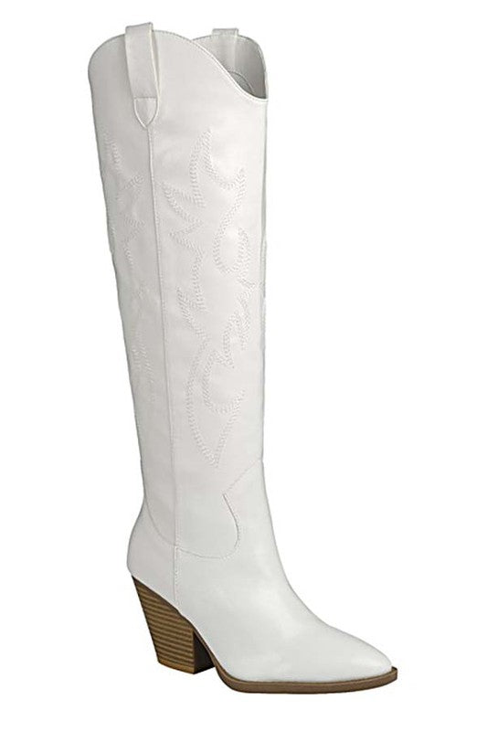 RIVER-17-KNEE HIGH WESTERN BOOT by Let&