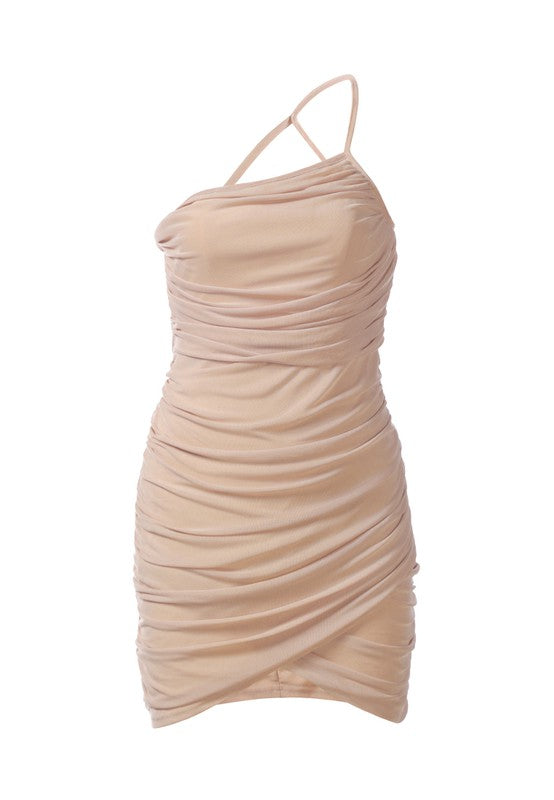 Ruched Bodycon Mini Dress by Rag Company | Fleurcouture